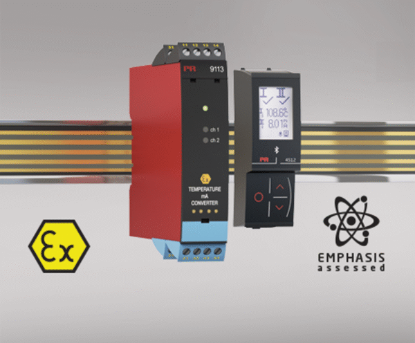 9113B-EMP Temperature / mA converter, EMPHASIS assessed