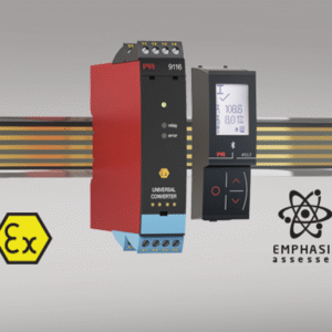 9116B-EMP Universal converter, EMPHASIS assessed